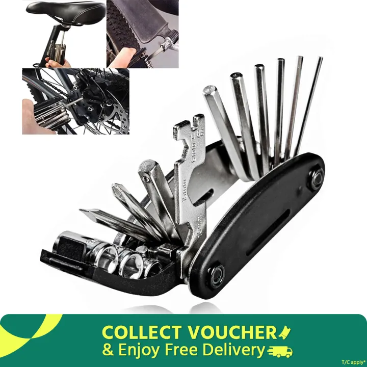 Bicycle Tools 16 in 1 Multi Function Bike Bicycle, Mechanic Repair Tool Kit (made in Shanghai )